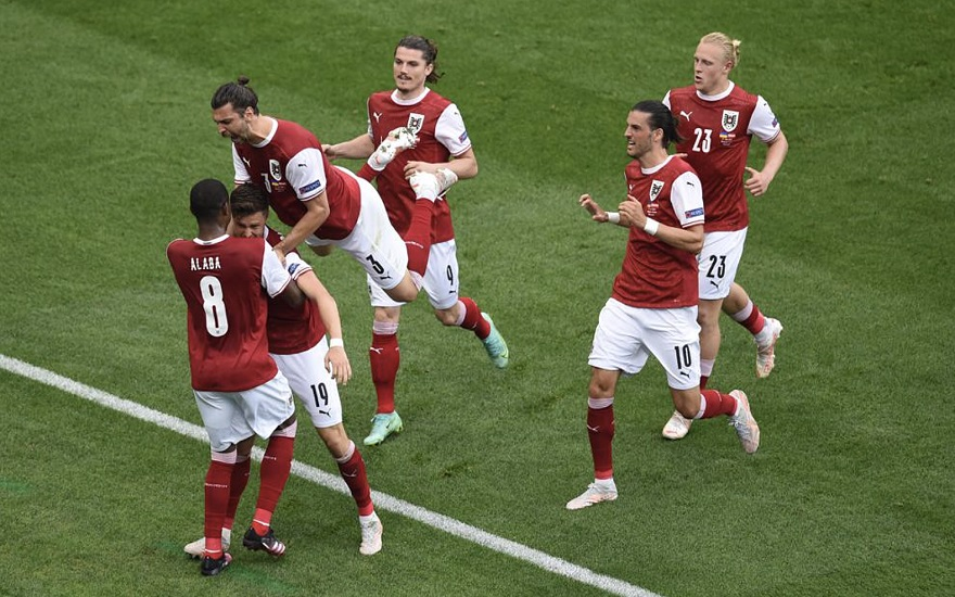 Phong độ của đội tuyển Áo với sự ngưỡng mộ lớn